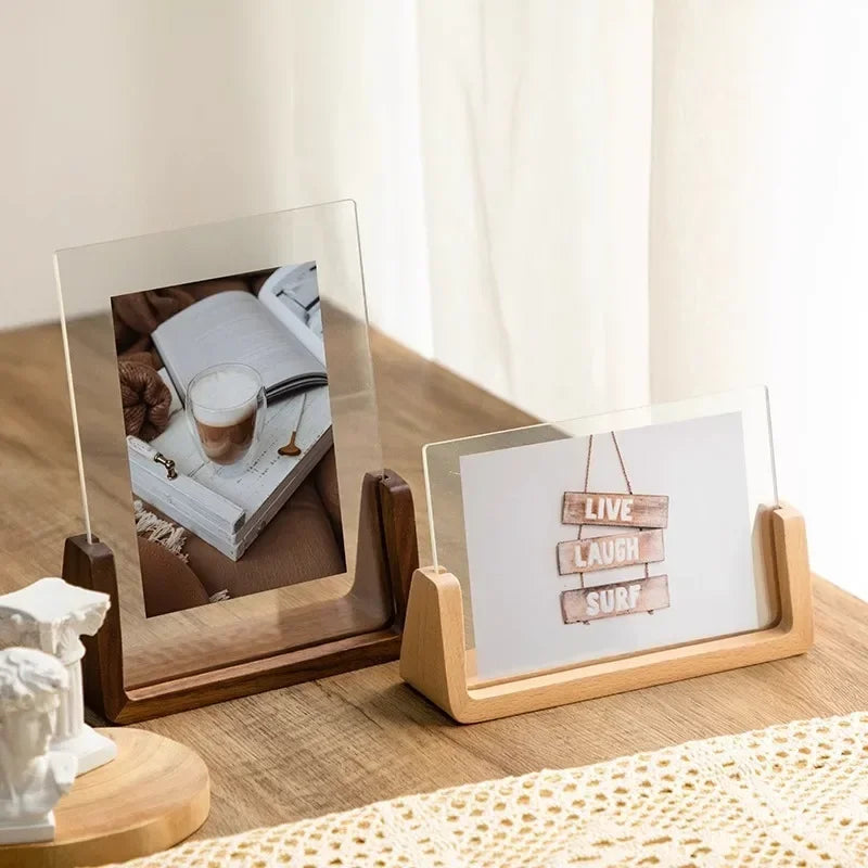 Wooden Nordic Acrylic Picture Frame